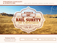 Tablet Screenshot of fcsurety.com